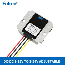 12V to 5V 6V 9V DC Step Down Converter 24V to 10V 13.8V 15V 19V DC Buck Adjustable Voltage Car Regulator 24 Volt to 12 Volt