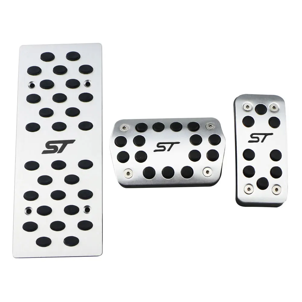 

Lilmanta Auto Stainless Steel Car Pedal Protection Cover for Ford Focus 2 MK2 2005 - 2011 Gas Brake Dead Pedals Accessories