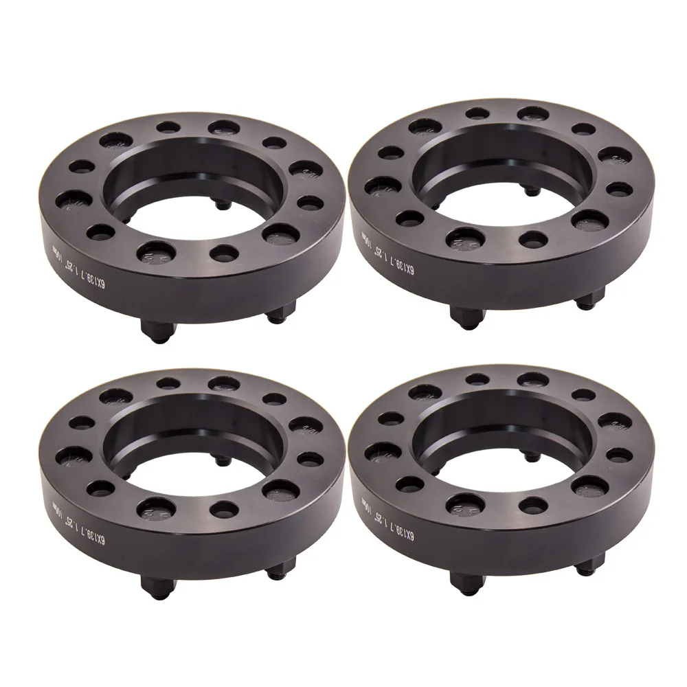 maxpeedingrods (4) 32mm 6x139.7 Wheel Spacer Adapters 12x1.5 Studs 106mm Hub Centric For Toyota