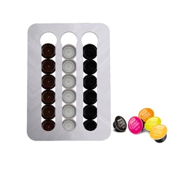 Coffee Pod Capsules Holder Compatible With Dolce Gusto Pods Storage Drawer Coffee Podcast Storage Rack Organizer Set