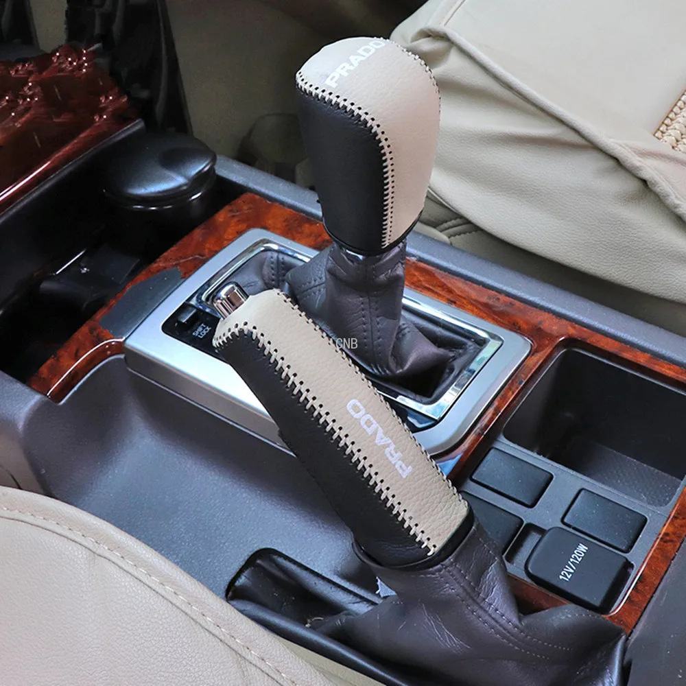 Car Handbrake Cover for Toyota Land Cruiser Prado 150 2010 2012 2013 2014 2015 2016 2017 2018 Gear Trim