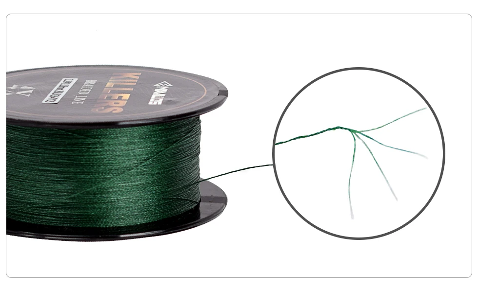 Mavllos Killer Geflochtene Angelschnur 150m/220m 0,06-0,6mm 4-121Lb 4-Strang Superstark Salzwasser Multifilament PE Angelschnur – Detail 10