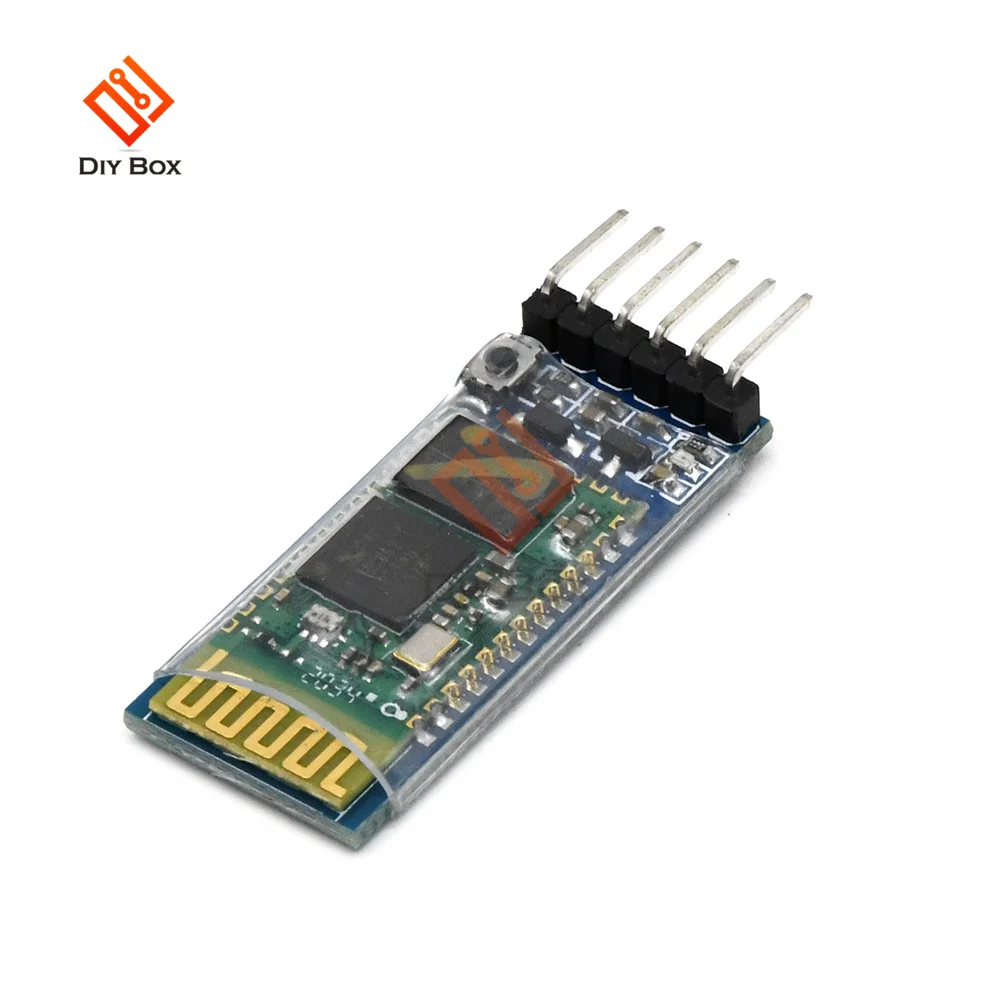 Módulo inalámbrico HC-05 HC05 para Arduino Serial 6 Pin Bluetooth RF receptor transceptor módulo RS232 Master Slave 3,3 V