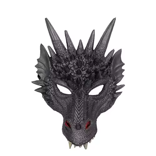 Adult Halloween Decoration Carnival Party Animal Costume Dragon Cosplay Masquerade Face Mask and Wings - Image 10