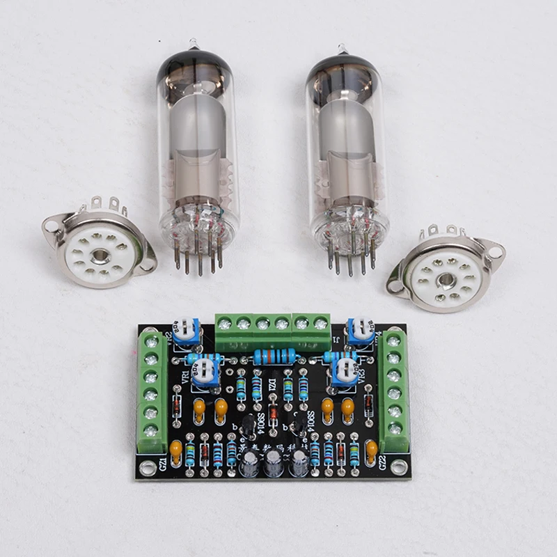 6E1 tube driver board kit dual-channel fluorescent level indicator drive amplifier DIY Audio DC 12V