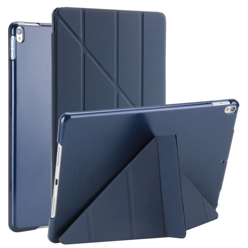 Per Apple ipad Air Caso 3 10.5 Pollici Custodia In Pelle Multi-fold PC Duro Della Copertura Posteriore per ipad Pro 10.5 Custodie 2017 A1701 Funda