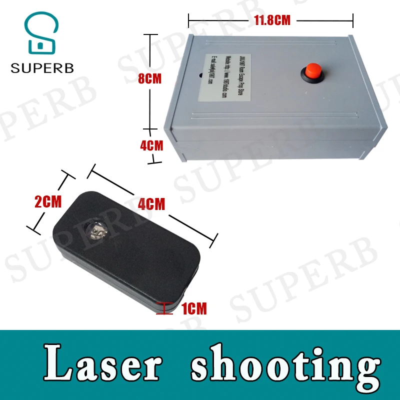 Takagism game prop laser shooting game electronic shooting the laser target to open lock real life room escape props SUPERB prop