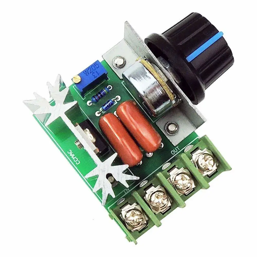 Pwm Voltage Regulator 2000W 50-220V Ac 25a Scr Motor Speed Controller Verstelbare Temperatuur Motor Schakelaar Module