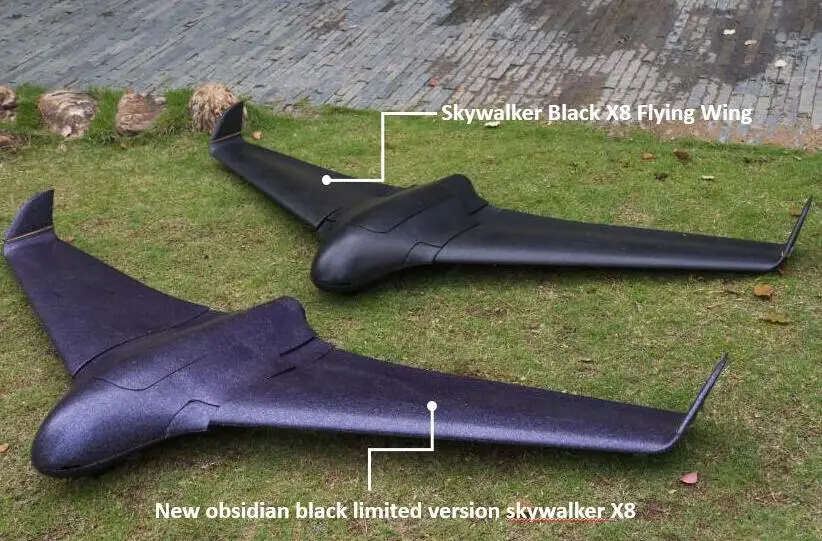 New Arrival Latest Version Skywalker black X8 FPV 2122mm Flying Wing  RC Plane Empty frame 2 Meters x-8 EPO RC airplane