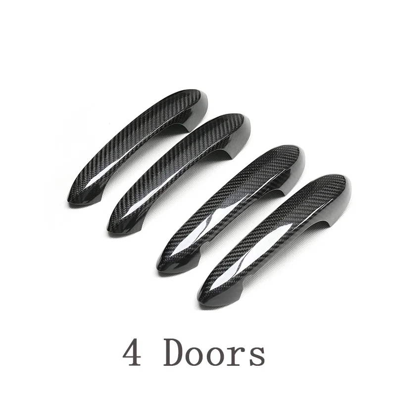 For BMW 1 3 5 6 8 series X3 iX3 X4 X4M X5 G05 X7 G07 Z4 G29 M5 Car carbon fiber door handle sticker Door handle decoration