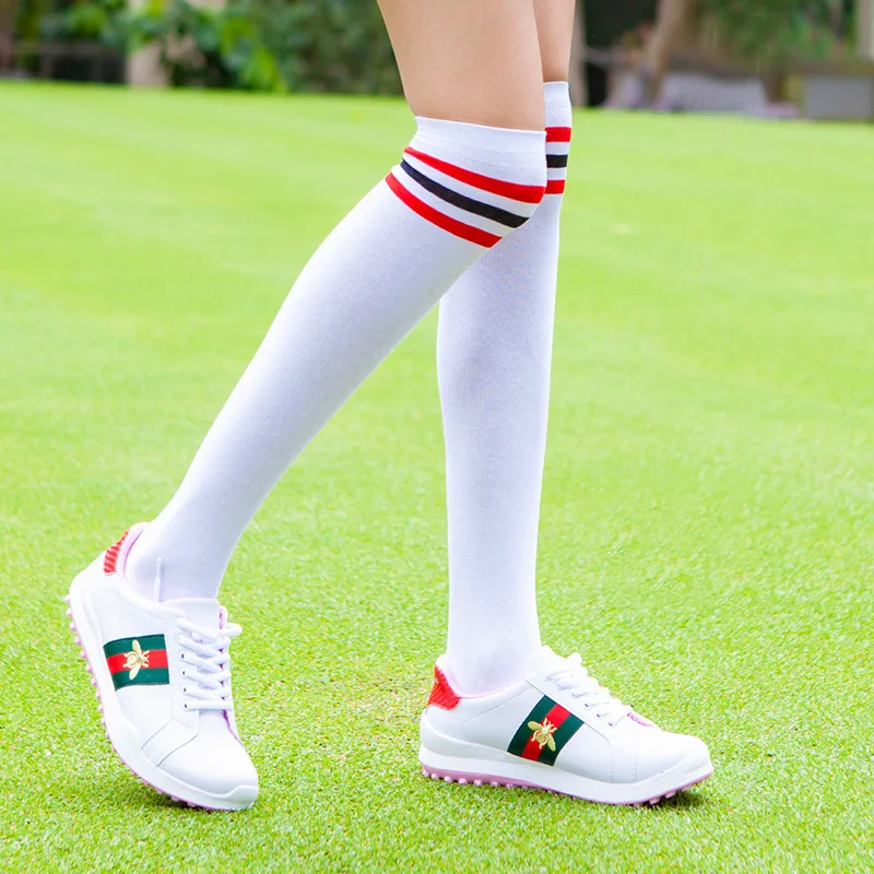 TTYGJ Golf Socks Stocking for Ladies Women's Knee-high Socks Badminton Long Socks KOREAN STYLE  Socks Cycling