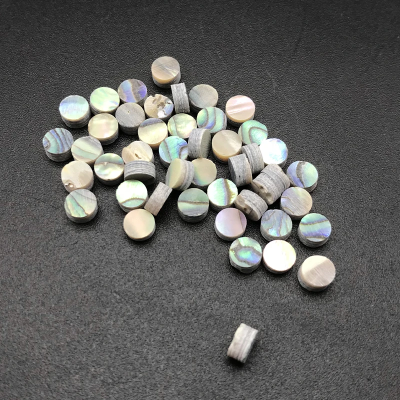 1000pcs 2/3/4/5/6*2mm Abalone Shell Guitar Fretboard Dots Colourful Abalone Shell Fingerboard Neck Inlay Dot Guitar Accessories