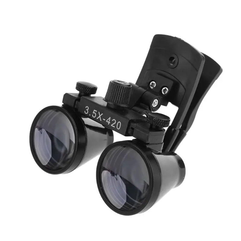 2.5X 3.5X Dental Loupe Binocular Magnifier Dentistry Clip Loupe