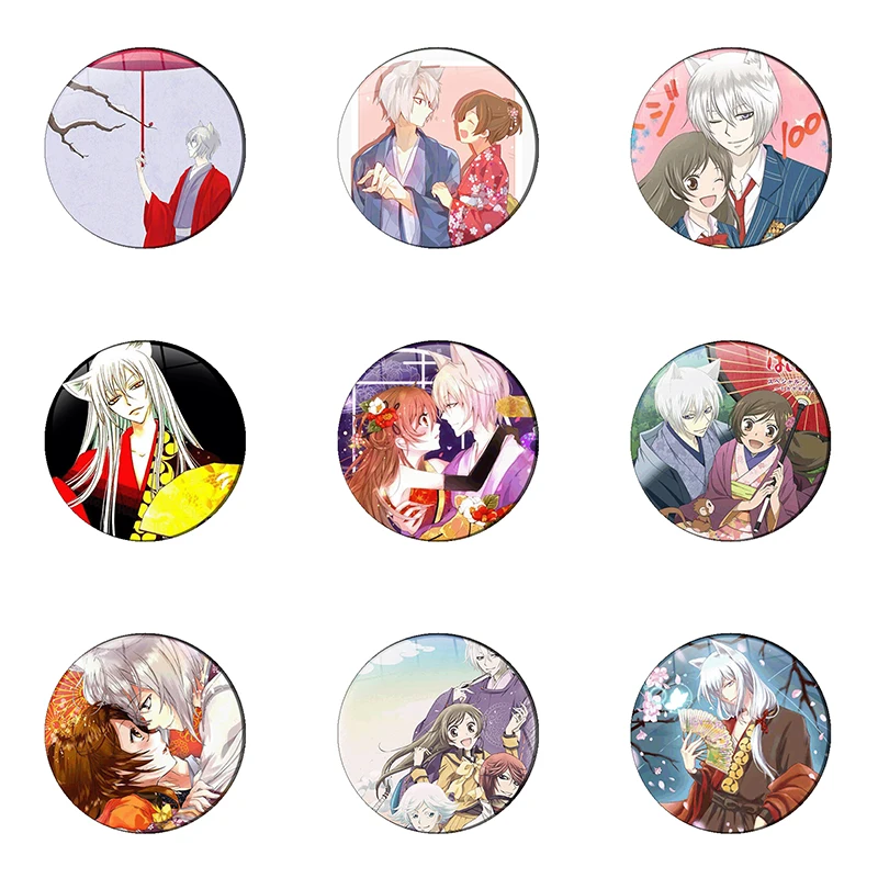 1pcs Anime Kamisama Love Kiss Cosplay Badge Cartoon Tomoe Momozono Nanami Brooch Pins Collection Badges for Backpacks Decoration