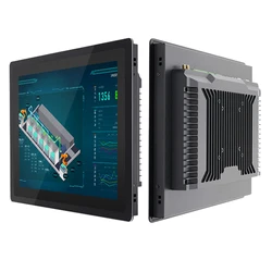 산업용 LCD 디스플레이 스크린, 완전 밀폐형 미니 컴퓨터 모니터, 정전식 터치 스크린, HDMI 인터페이스, 10 인치, 12 인치, 15 인치, 17 인치