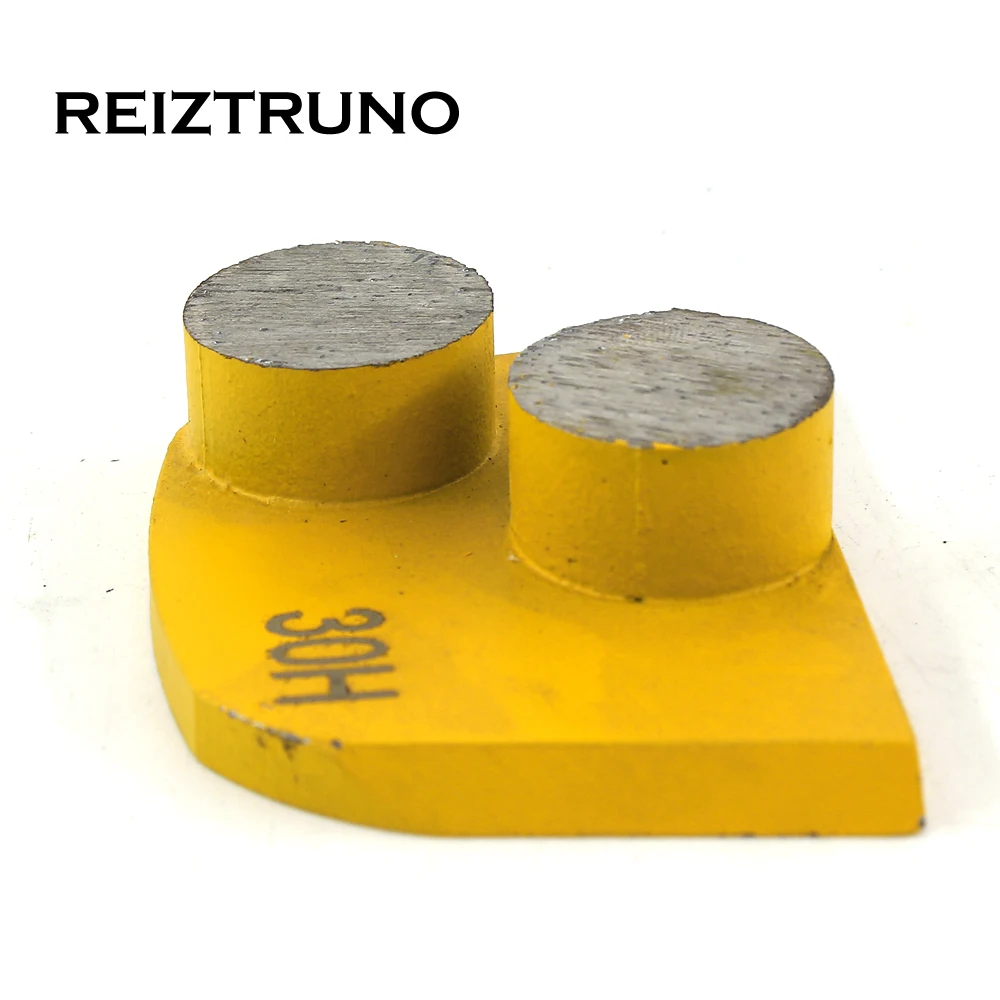 REIZTRUNO 1 ピース 2 ボタンセグメントコンクリート用研削靴、 Lavina 研削ツール床研磨ブロック