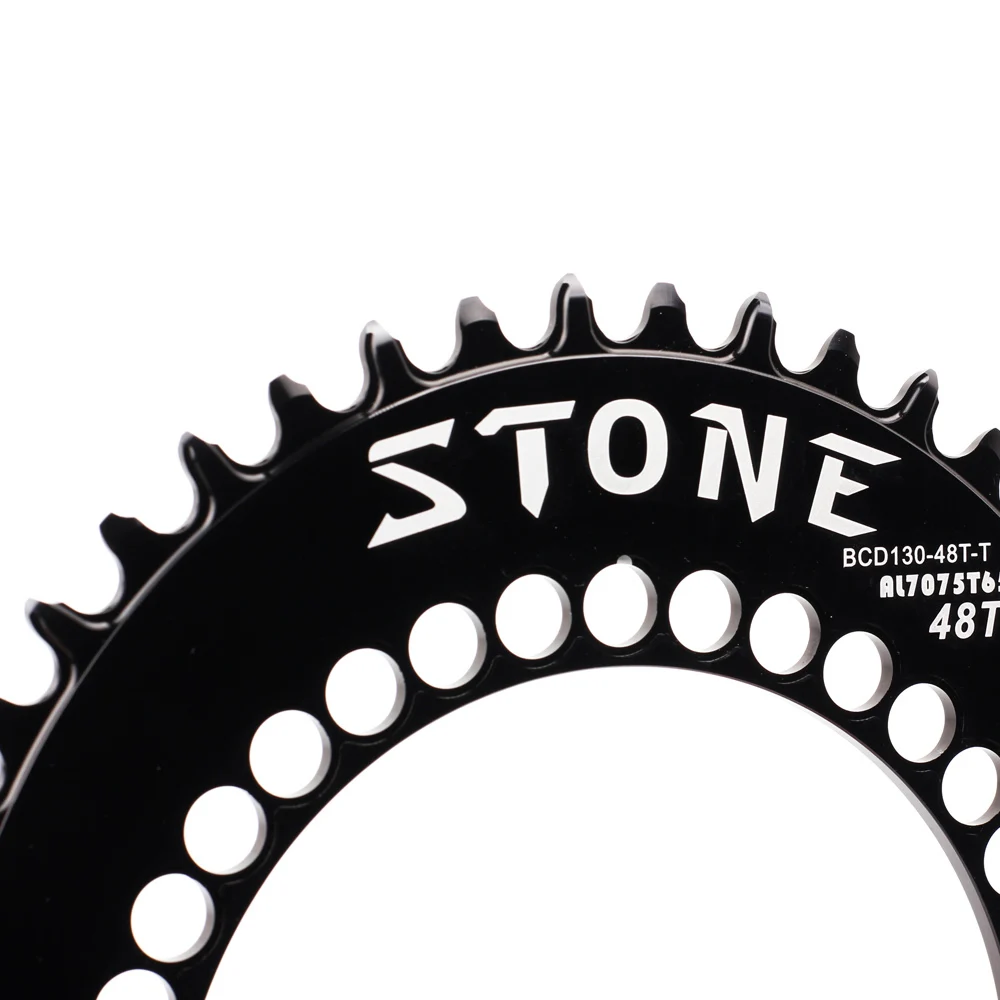 Stone Oval Aero Chainring BCD 130mm 5 Arms for Brompton Fnhon Folding Bike AXS 12 SPEED 5700 6700 Chainwheel bcd130 Chain Ring