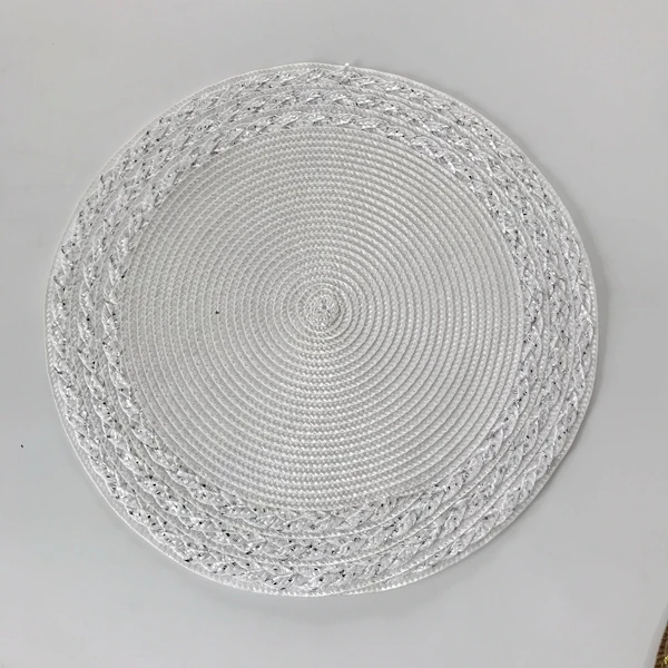 1pcs Round Woven Placemat Table Mat Heat Resistant Anti-skid Bowl Drink Cup Pad Mug Coasters For Home Party Table Decor