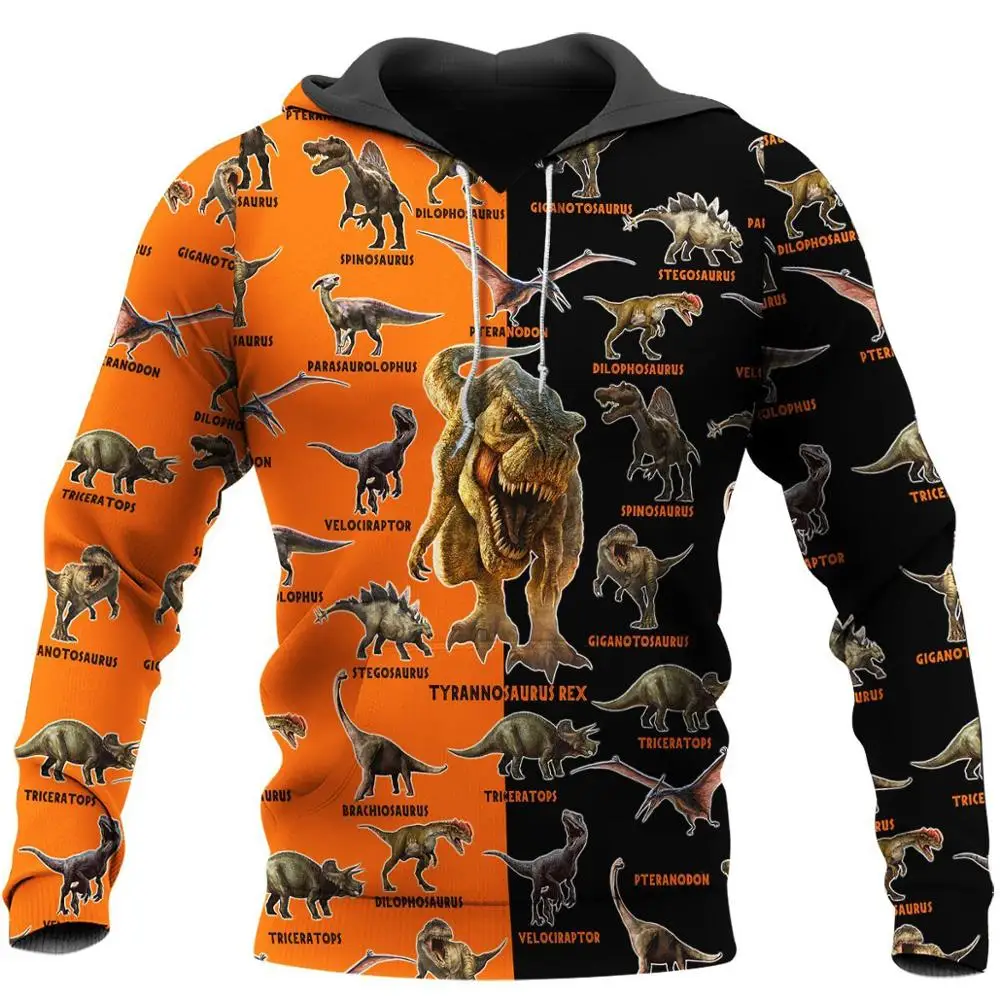 

Dinosaur pattern 3D All Over Printed Hoodie For Men/Women Harajuku Fashion Animal hooded Sweatshirt Casual Jacket Pullover KJ013