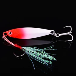 1pcs Metal Jig Fishing Lures Bass Cast Fishing Bait Jigs Saltwater Spoon Sea Lures Fishing Hard Lure Tackle Artificial Bait