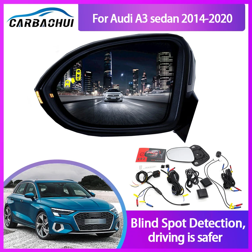 Car Blind Spot Monitoring BSD BSM Radar Detection System Microwave Sensor Assistant Driving Security For Audi A3 sedan 2014-2020