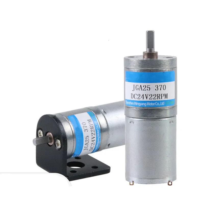 

1pcs JGA25-370 miniature DC gear motor 6v12v24v brushed low speed high torque gear reducer motor