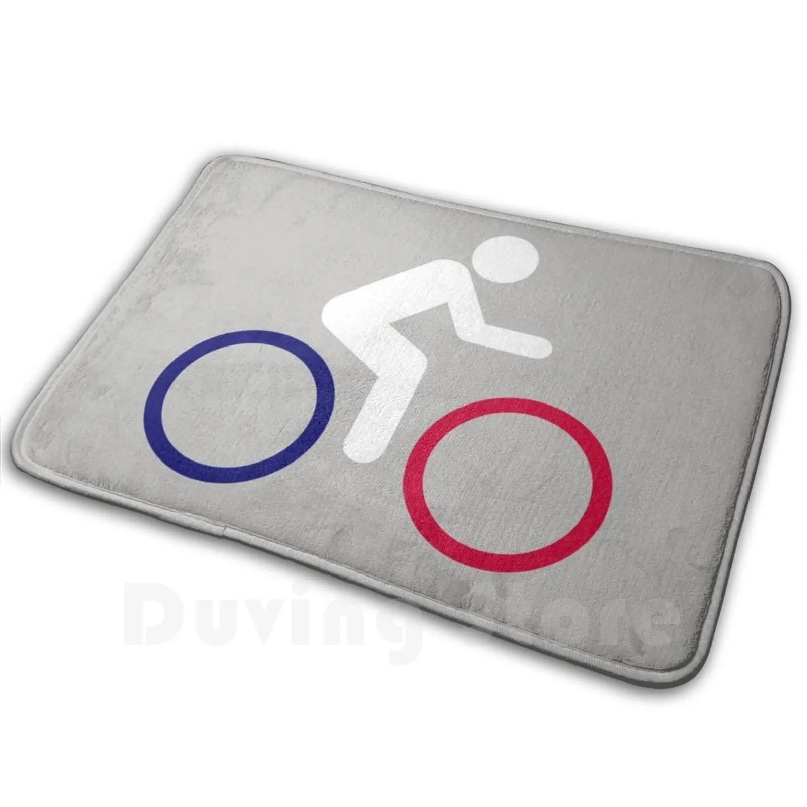 French Flag Bike Carpet Mat Rug Cushion Soft Non-Slip Le Le Cycling Le Le Le Le Bike Le Flag Velo Velo 2017