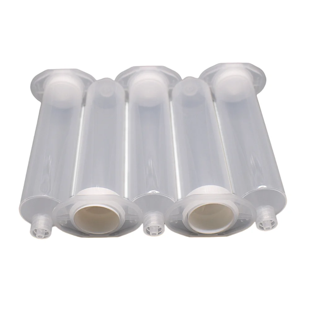 

30cc Glue Dispensing Syringe Barrel Tool 30ml Glue Adhesive Industrial Syringe Tube 5pc Set for Manual 30ml UV Glue Gun Tools