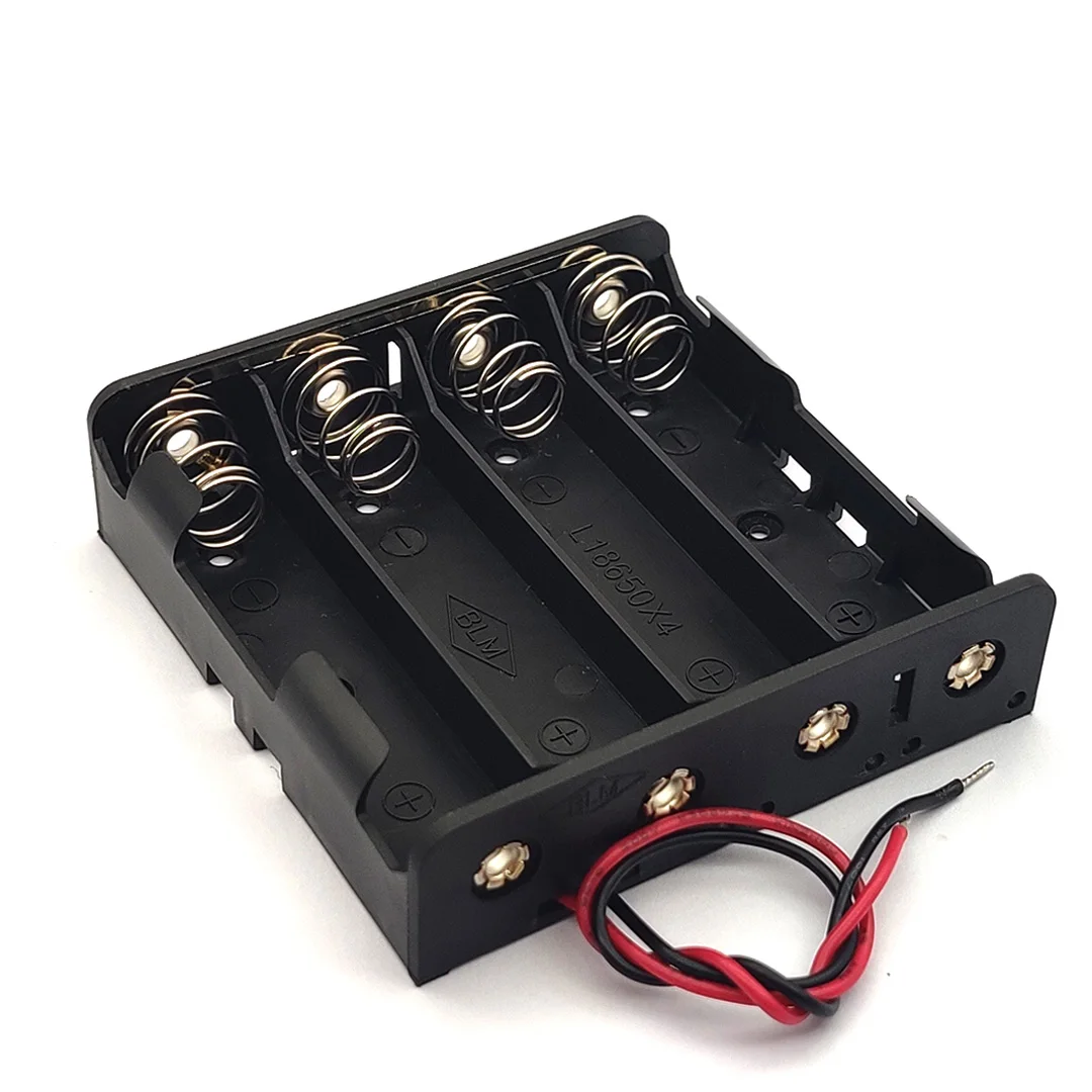 New 18650 Parallel Battery Box 18650 Power Bank Cases 4 18650 Battery Holder Storage Box Case 3.7V DIY 67-72mm Battery