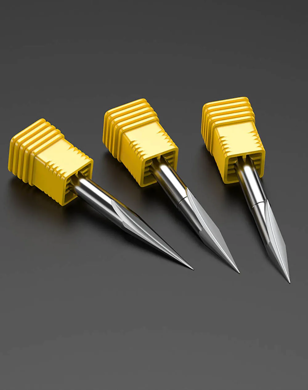 Vsharp 2 Flöten V Spitze Schaftfräser 6 mm Schaft Doppelklinge gerade Nut CNC Gravur Bit scharfes Schnitzwerkzeug für die Holzbearbeitung – Detail 6