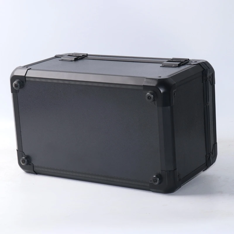 Caja de Herramientas portátil de aluminio, equipo de seguridad, almacenamiento de instrumentos, Maleta resistente a impactos con esponja, 37x22x21cm