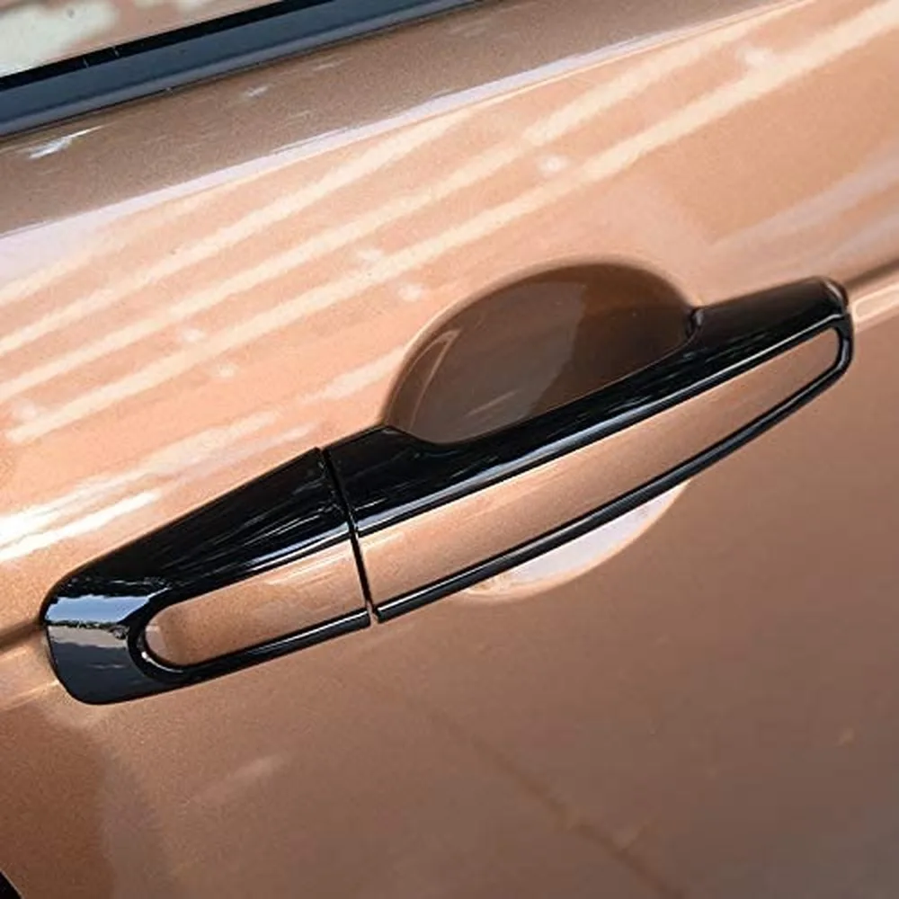 

Gloss Black Exterior Car Door Handle Decoration Cover Trim 8pcs For Jaguar XE/XF/F-Pace For Land Rover Range Rover Sport
