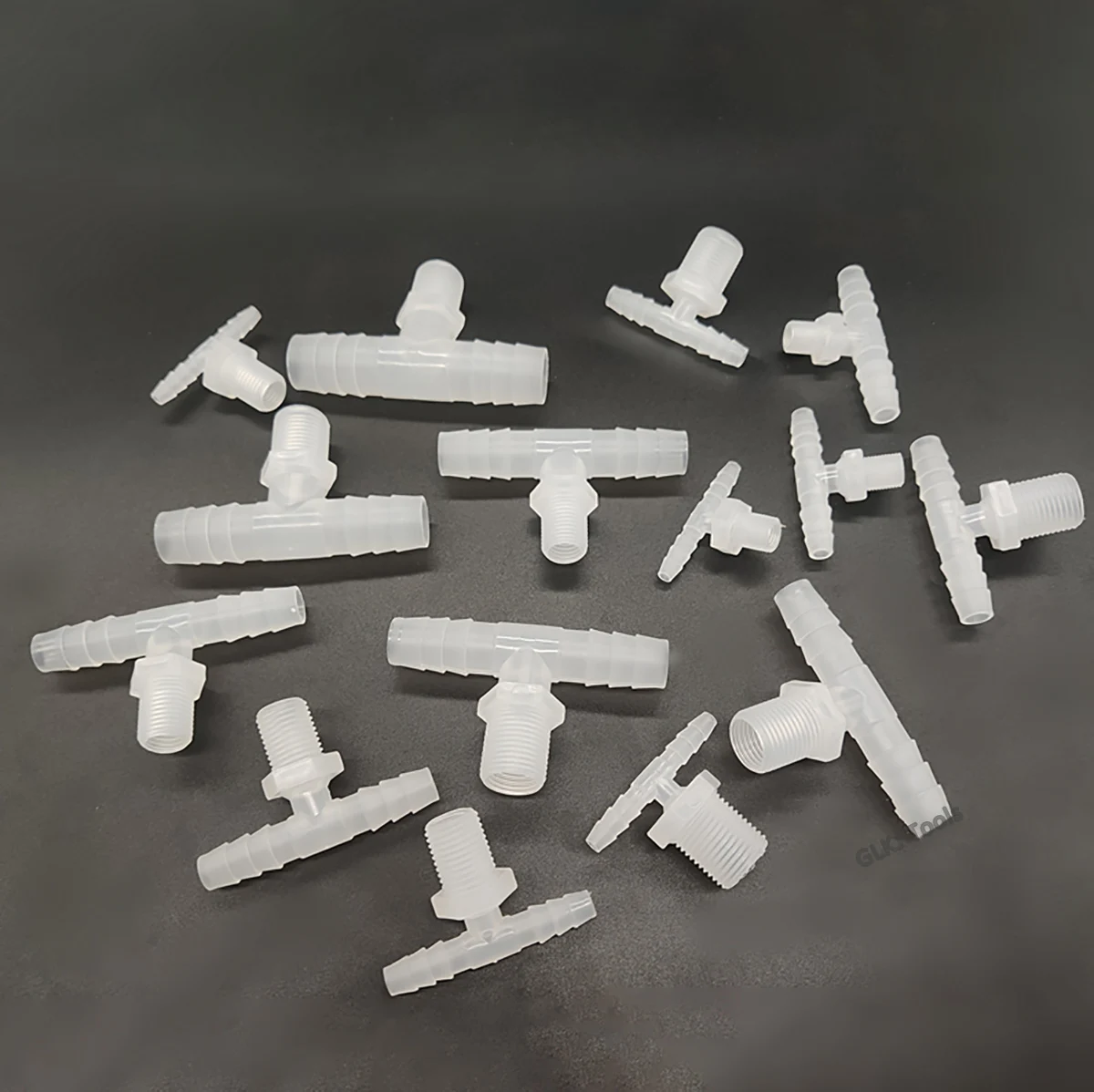 5 pz 8-18mm a 10-20mm PP plastica riduttore connettore a t acquario serbatoio pompa aria tubo Pagoda giunto irrigazione raccordi per tubi dell'acqua