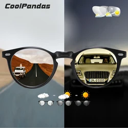 CoolPandas Small Round Sunglasses Photochromic Polarized Women Men Glasses Driving Unisex TR90 Frame gafas de sol hombre