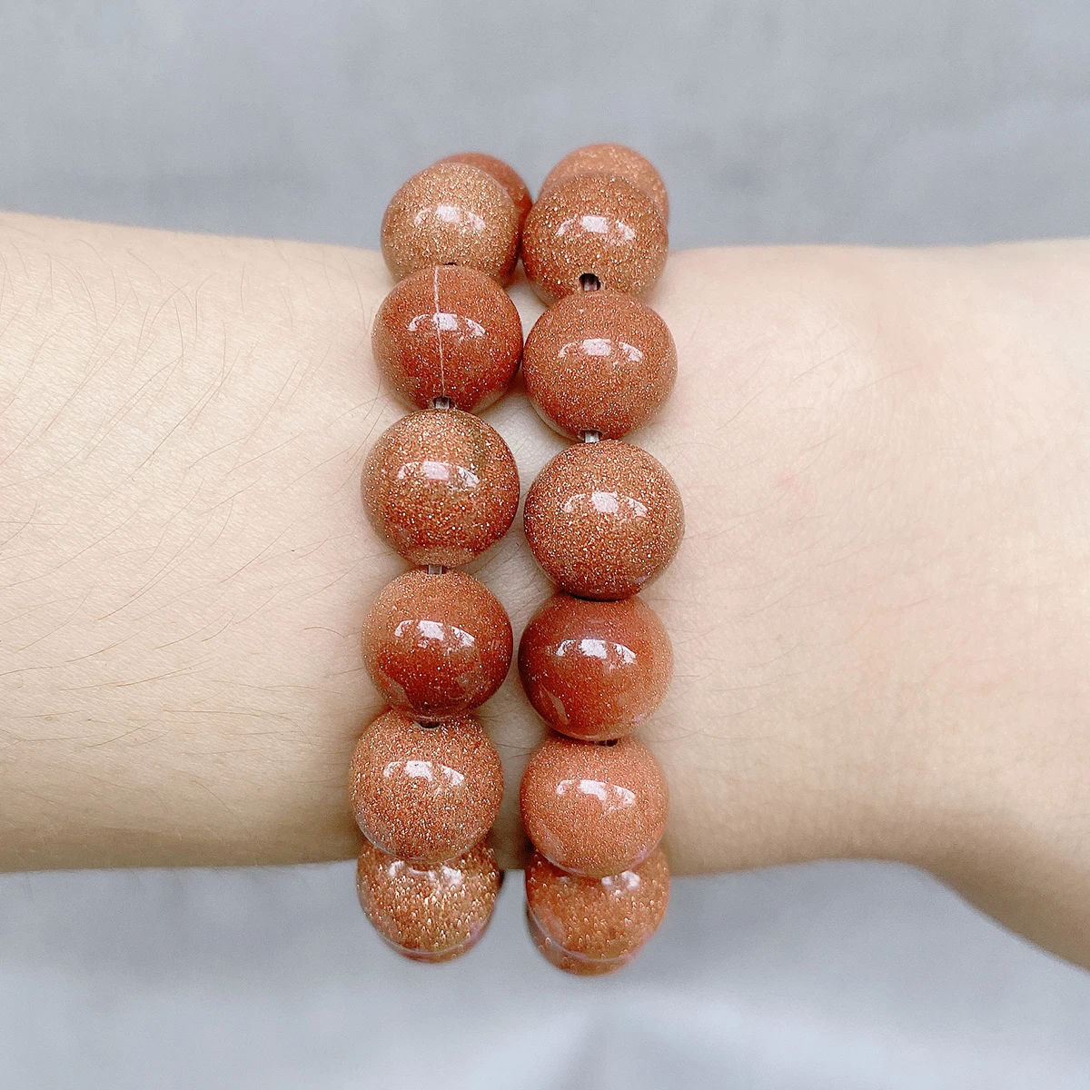 New Arrival Beads Set  Goldstone  4/6/8/10/12MM Selectable Natural Stone Beads For Jewelry Making Bulk  38CM/Strand