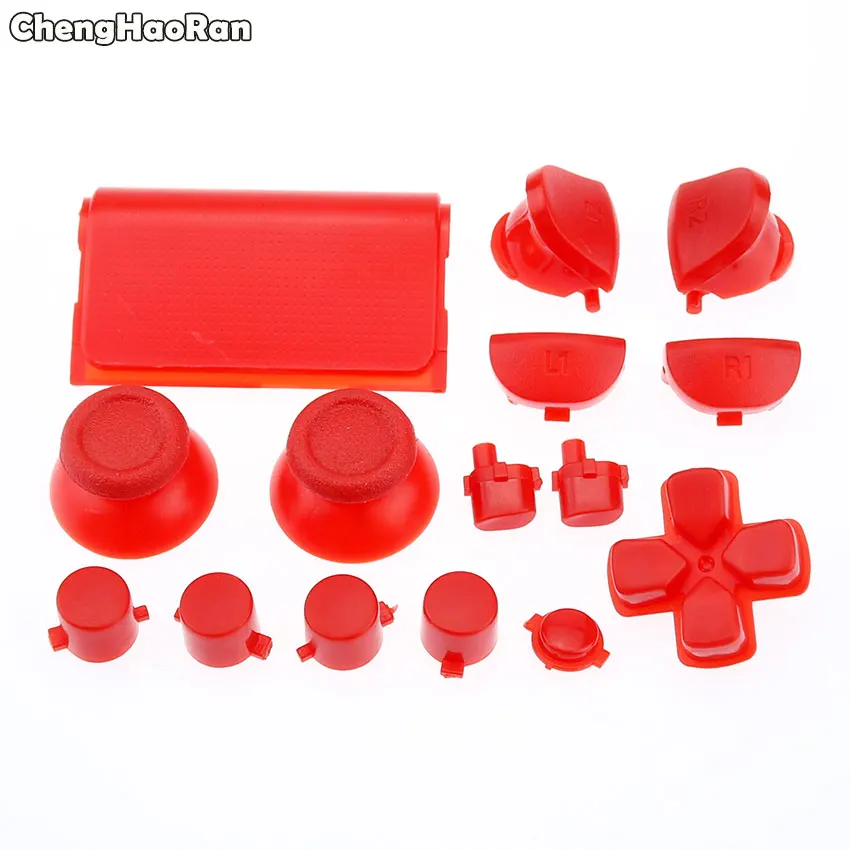 Chenghaئران طقم عصري بأزرار كاملة لسوني بلاي ستيشن Dualshock 4 PS4 2.0 متحكم R2 L2 R1 L1 زر الزناد ملحقات الألعاب