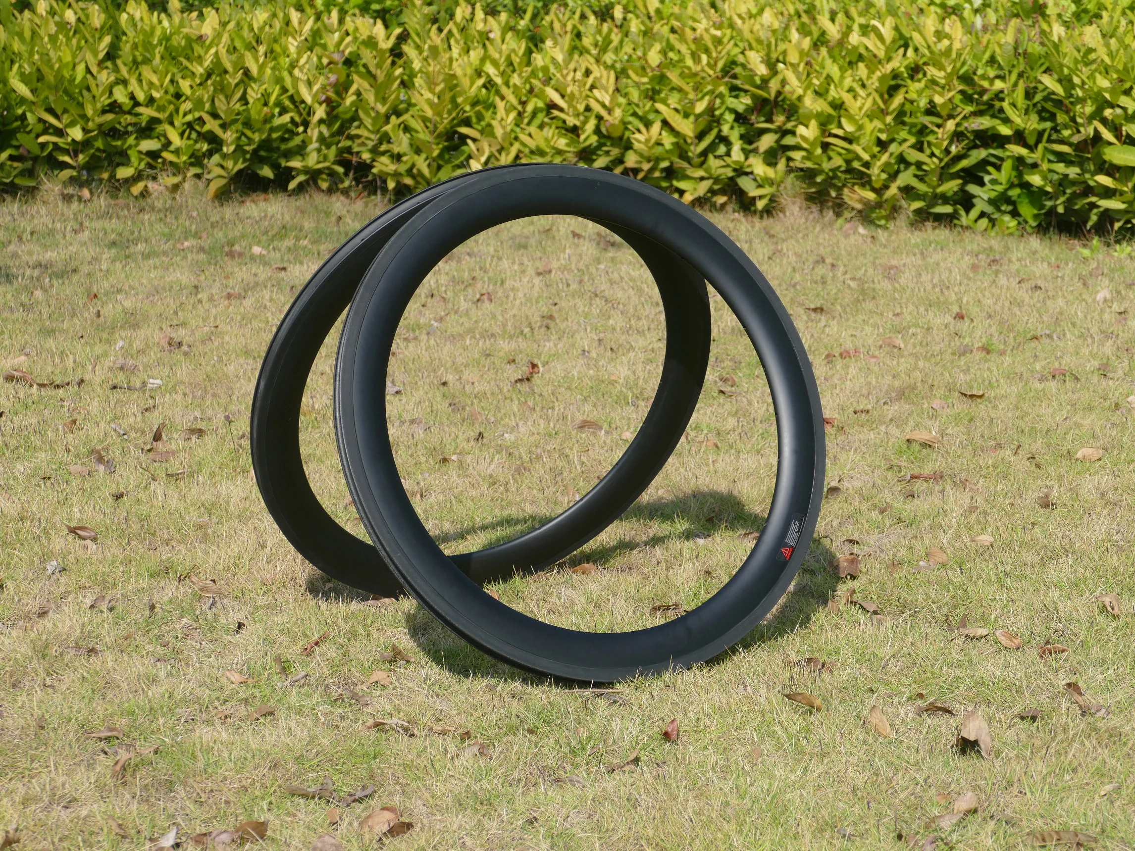 Included 1 Pair - Full Carbon UD Matt Road Bike V- Brake Wheel Rim Clincher Tubeless 700C Wheel Rim Depth 38mm / 50mm / 60mm