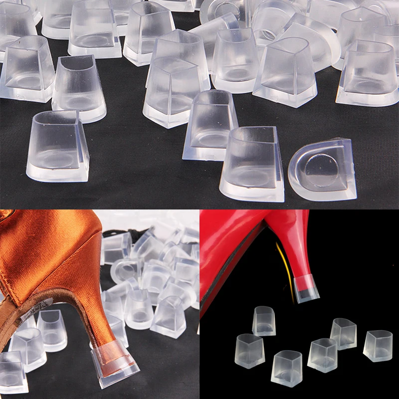 1 pair High Heel Covers Anti Slip Latin Stiletto Dancing Protectores High Heel Shoe Care Kit Silicone Covers Stoppers C1G5