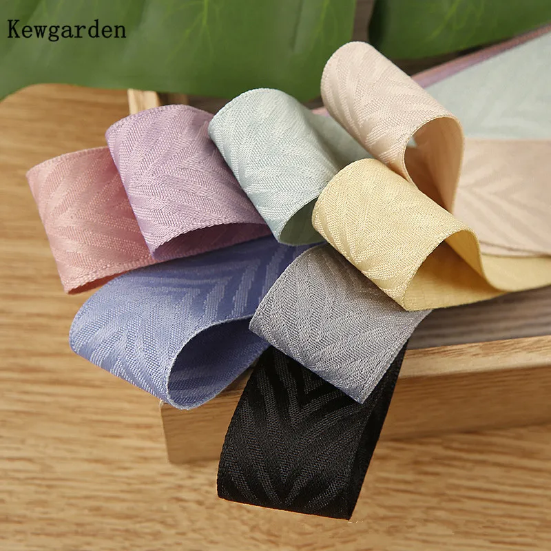 Kewgarden Wholesale Wave Pattern Polyester Cotton Ribbon 1