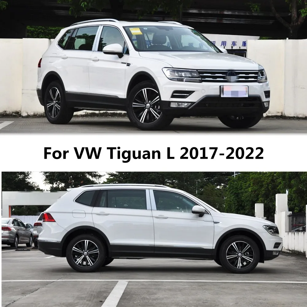 4 Stuks Auto Venster Windgeleiders Getinte Luifel Shield Regen Zon Sneeuw Schuilplaatsen Voor Volkswagen Vw Tiguan L 2017 2018 2019 2020 2021