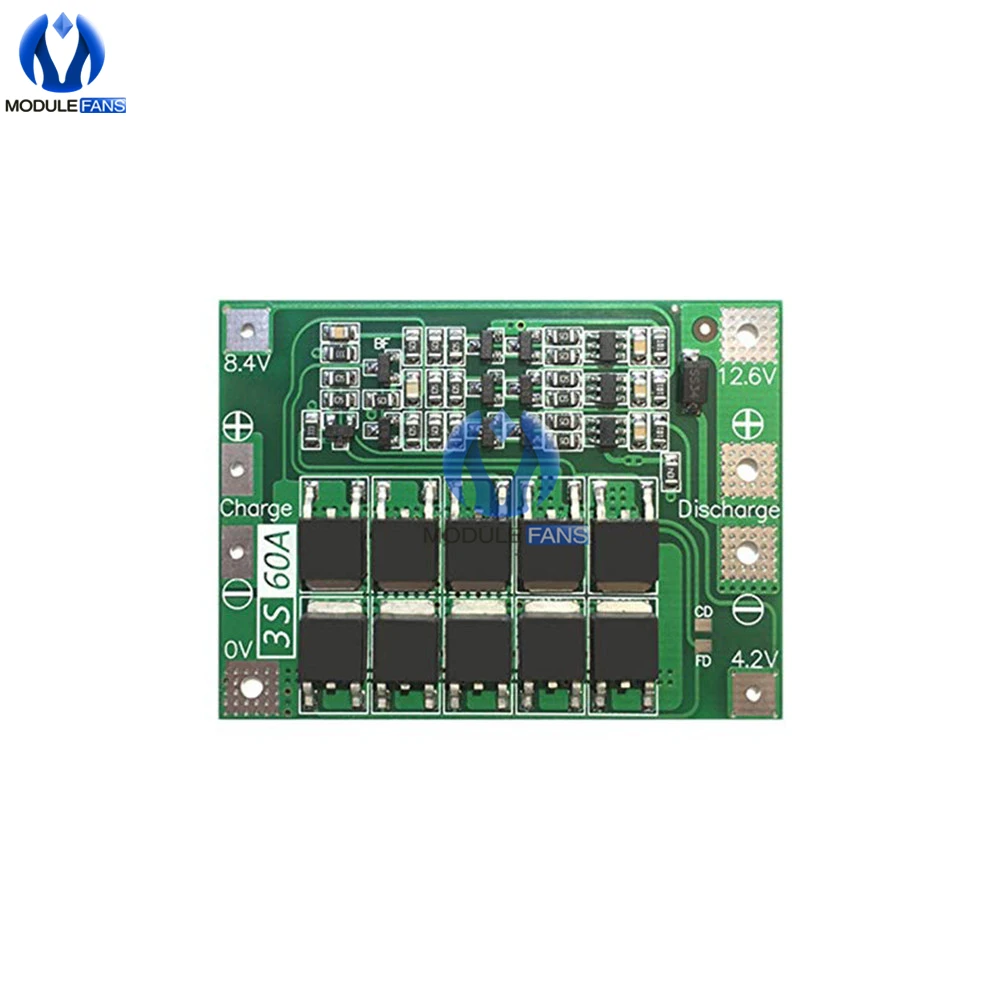 3/4/5S BMS Balancer 10/15/20/25/30/40/60/100A 12/24V Li-Ionen-Lithium-Batterie-Ladegerät-Schutzplatine 18650 BMS Equalizer Enhance – Detail 8