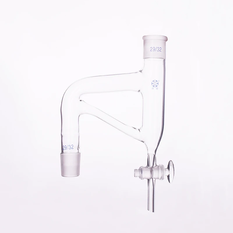 Olie Water Reflux Separator Met Glas Zuiger Klep 29/32, Olie Water Decanter Separator Met Glazen Stop Destillatie