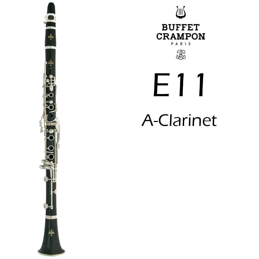 Buffet Crampon E11 Brand New 17 Keys A Tune Real Wood Nickel Plated Musical Instrument With Cleaning Cloth Woodwind Instrument