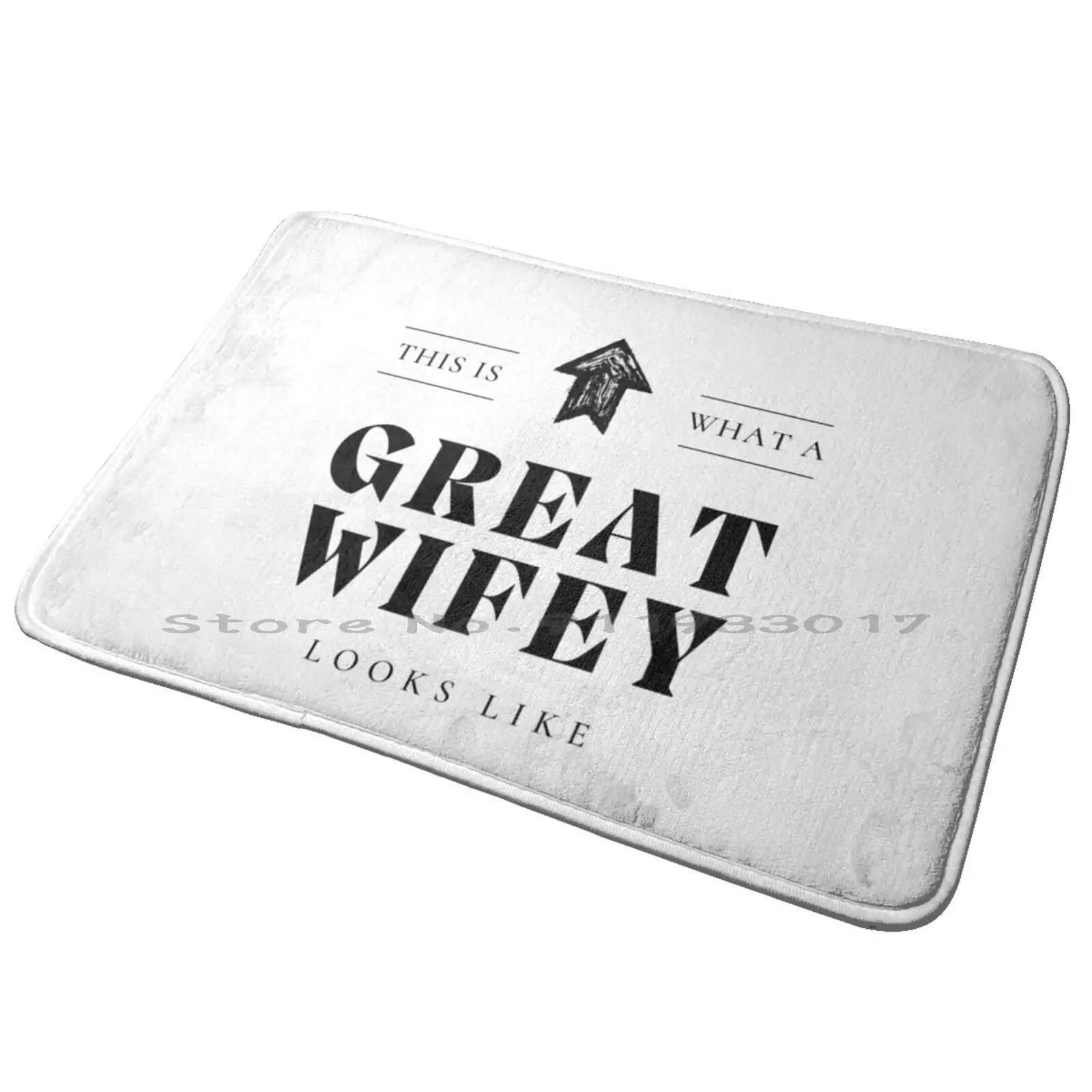 This Is What A Great Wifey Looks Like Entrance Door Mat Bath Mat Rug Awesome Wife Best Wife Funny Wife Wife Funny Wife Ideas