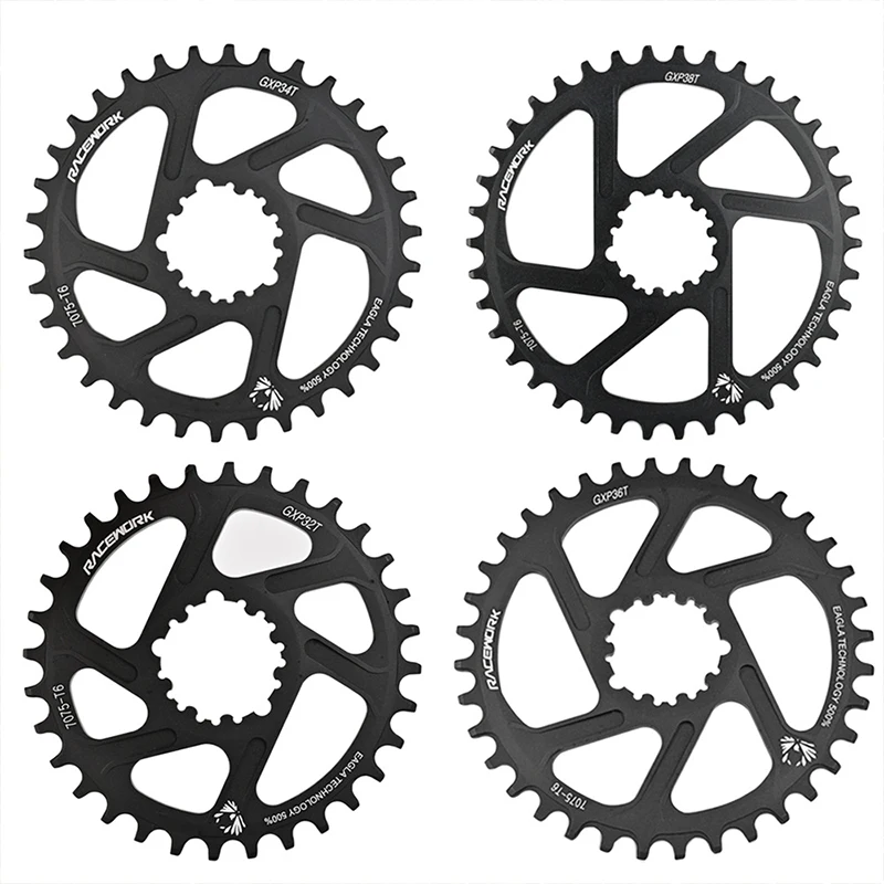 Round Bicycle Chainring 32T 34T 36T 38T Mountain Bike Crankset MTB Tooth Plate Direct Mounting All-in-one Disk Suit For SRAM