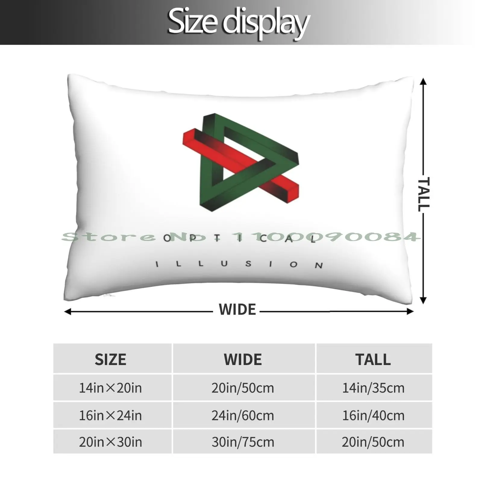 Optical Illusion Pillow Case 20x30 50*75 Sofa Bedroom Damon Salvatore Stefan Salvatore The Originals Elena Gilbert The Vampire