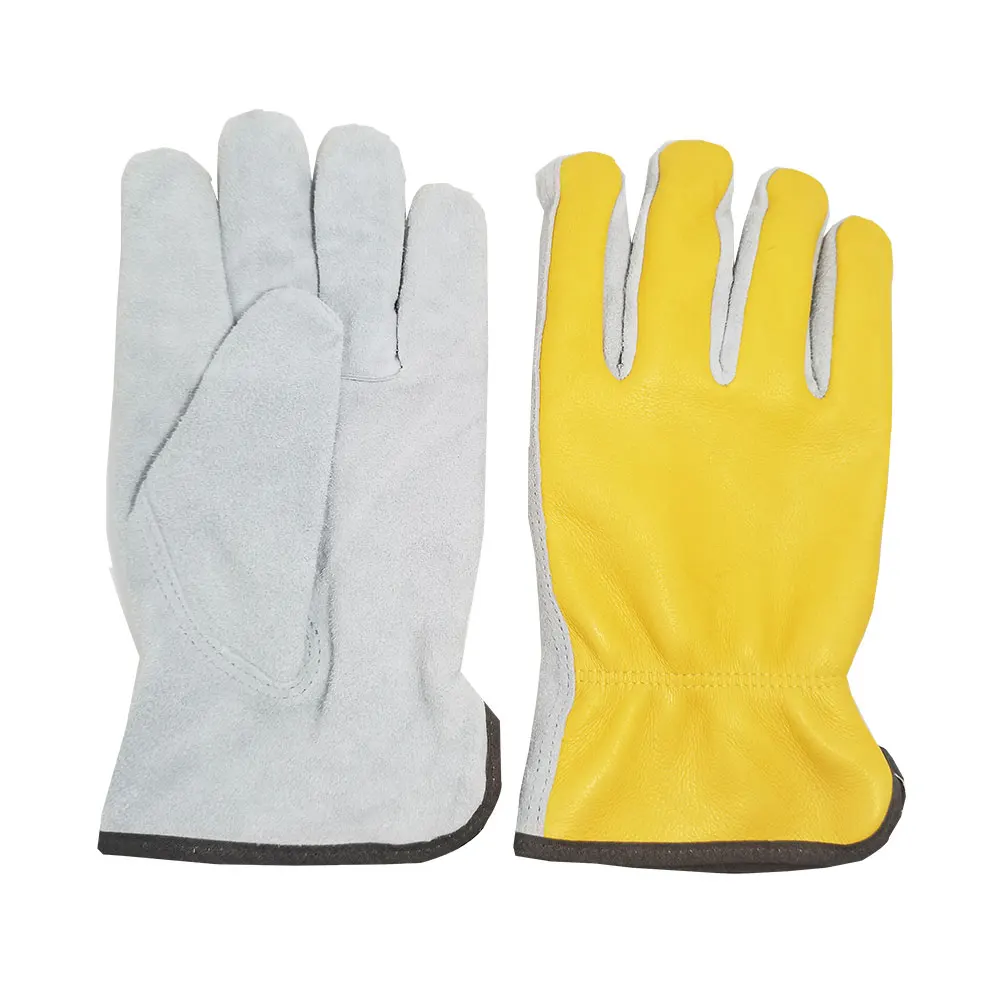 

NMSafety Stock Welding Leather Work Glove Welder-Gloves Anti-Heat-Work Hand-Tools Fireproof Metal for Comfortable