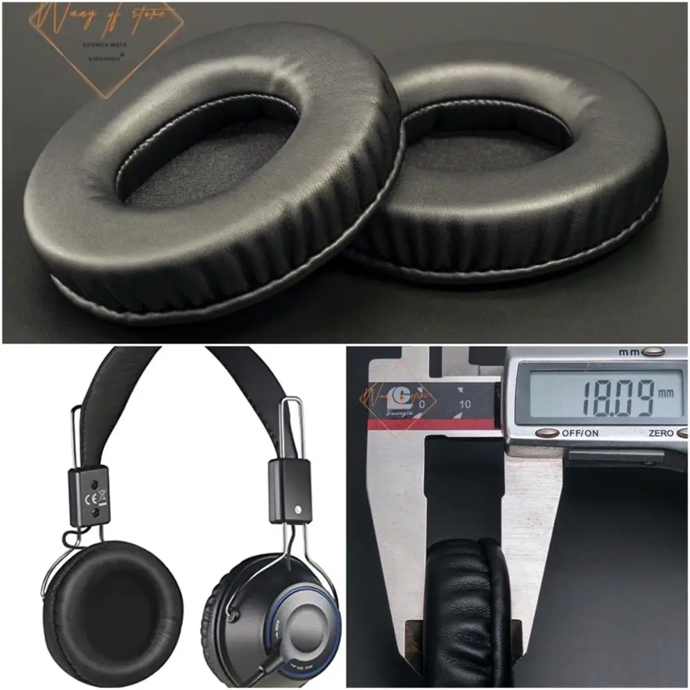 Almohadillas de espuma para auriculares USB, almohadillas de cuero suave para auriculares creativos HS 1200 HS-1200, calidad perfecta, no versión barata