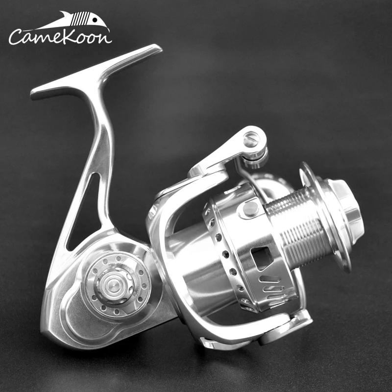 

CAMEKOON Jigging Reels Spinning Fishing Full Metal 3000 4000 5000 6000 7000 Water Resistance Saltwater Surf Coil 38kg Drag Wheel