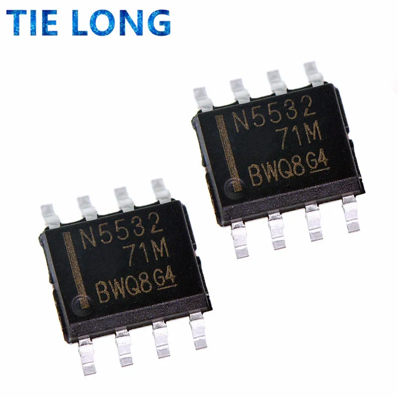 20 قطعة NE5532DR SOP8 NE5532 SOP N5532 5532DR SOP-8 SMD جديدة ومبتكرة IC #3